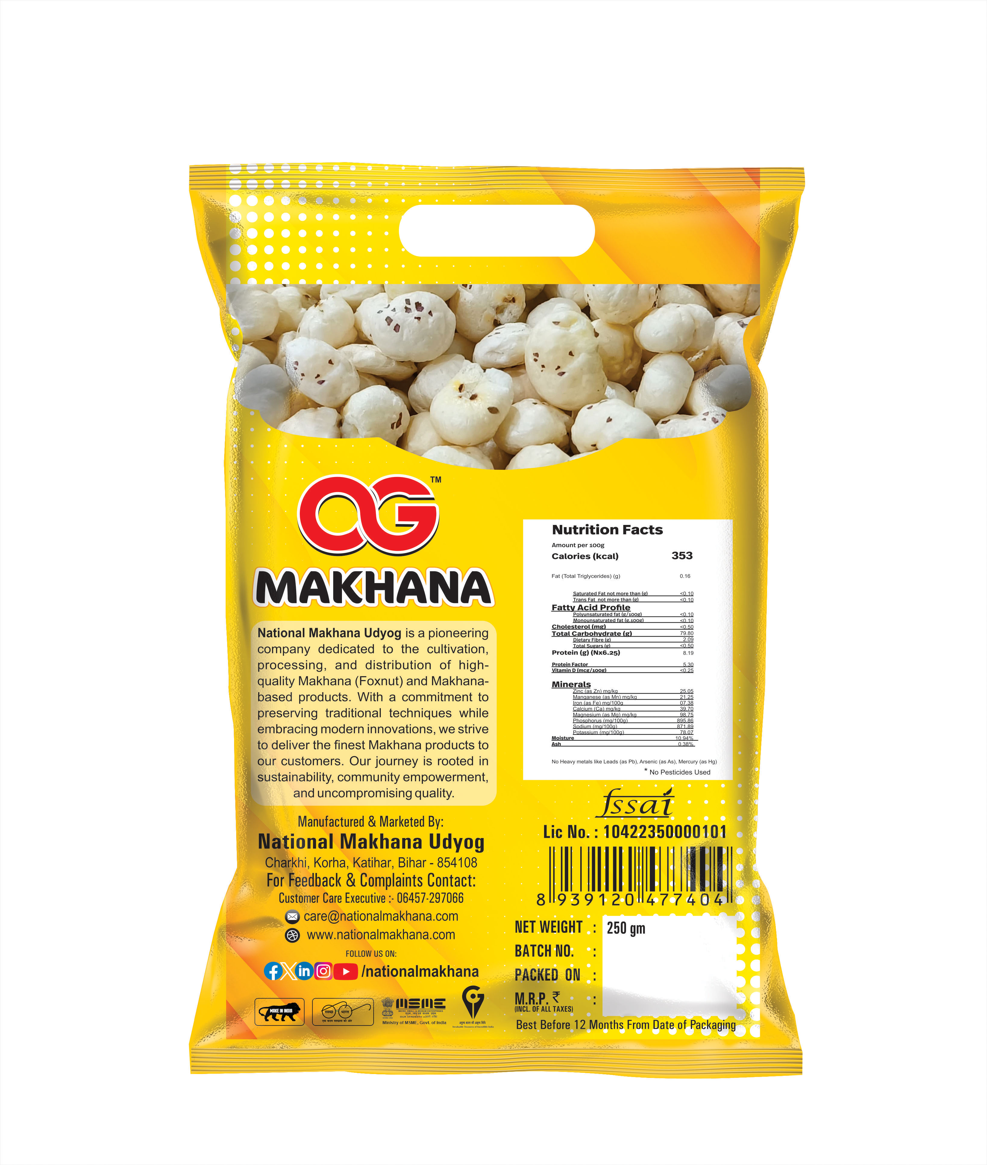 Og Makhana (4 Sutta+ Handpicked Mix) - view 2