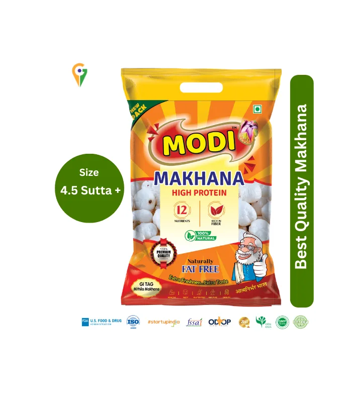 Modi Makhana - Premium 4.5 Sutta+ Grade