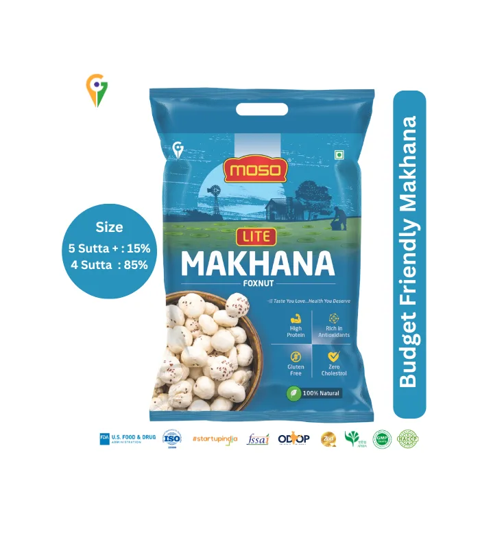Moso Lite Makhana (High-Volume 4 Sutta Grade)