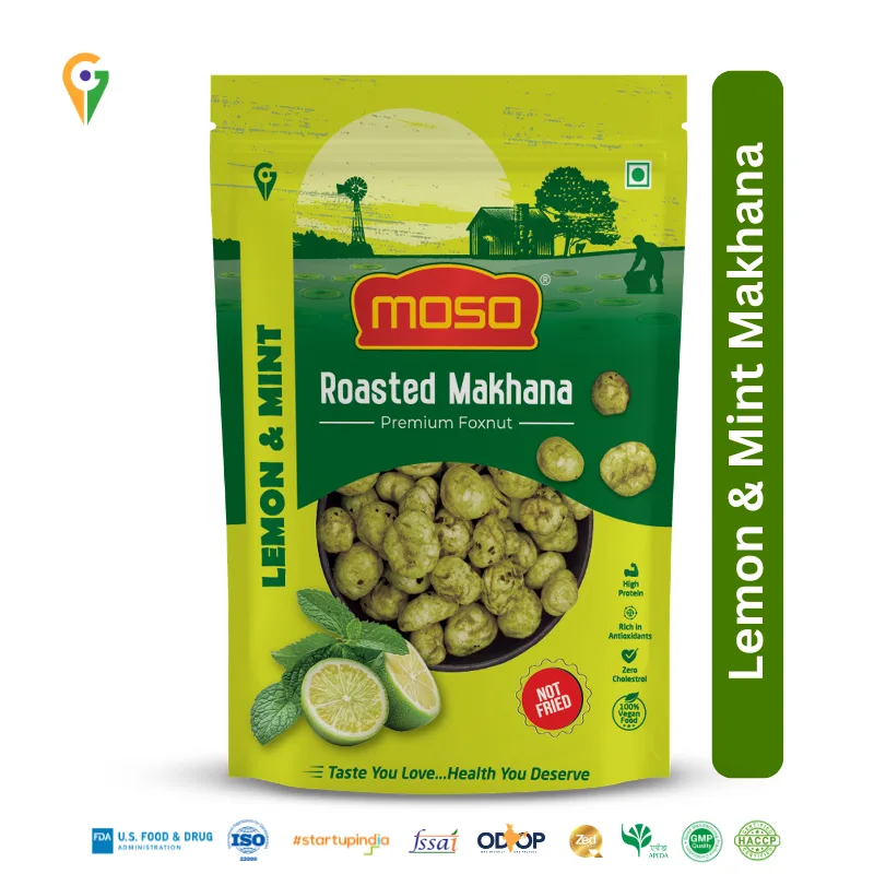 Moso Lemon & Mint Roasted Makhana